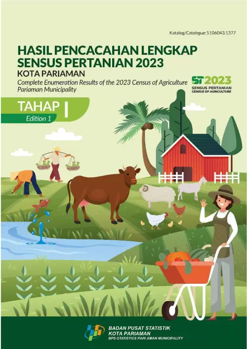 Hasil Pencacahan Lengkap Sensus Pertanian 2023 - Tahap I Kota Pariaman