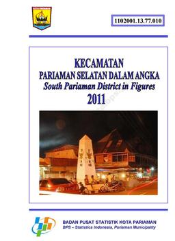 South Pariaman District In Figures