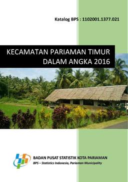 Kecamatan Pariaman Timur Dalam Angka 2016