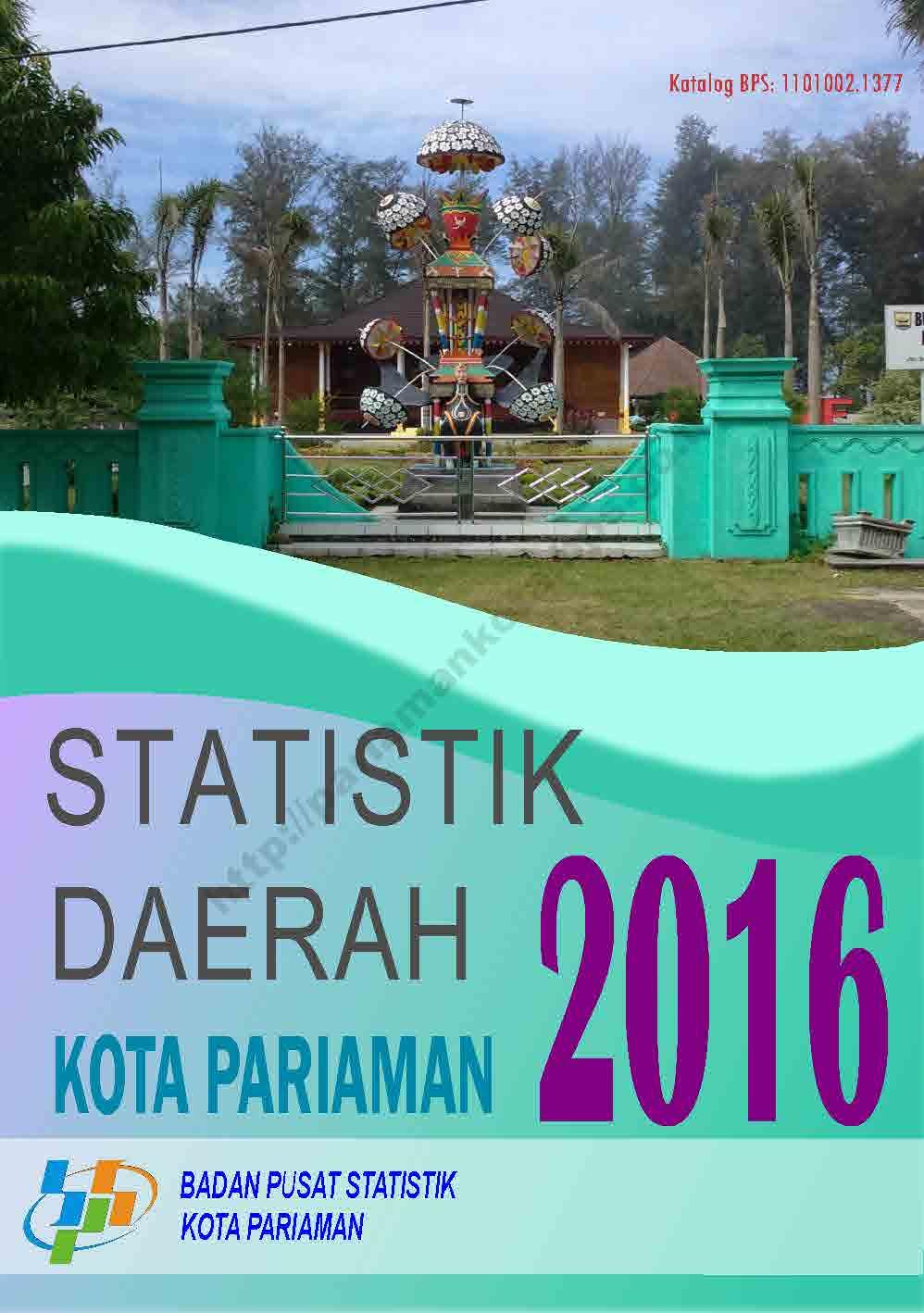 Statistik Daerah Kota Pariaman 2016